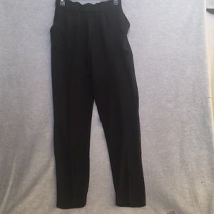 SHINESTAR Boho Leisure Stretch Paper Bag Waist 2 Pockets Casual Ankle Lnth Pants
